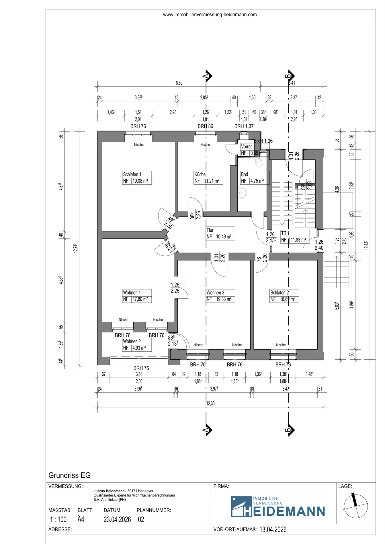 Grundriss EG