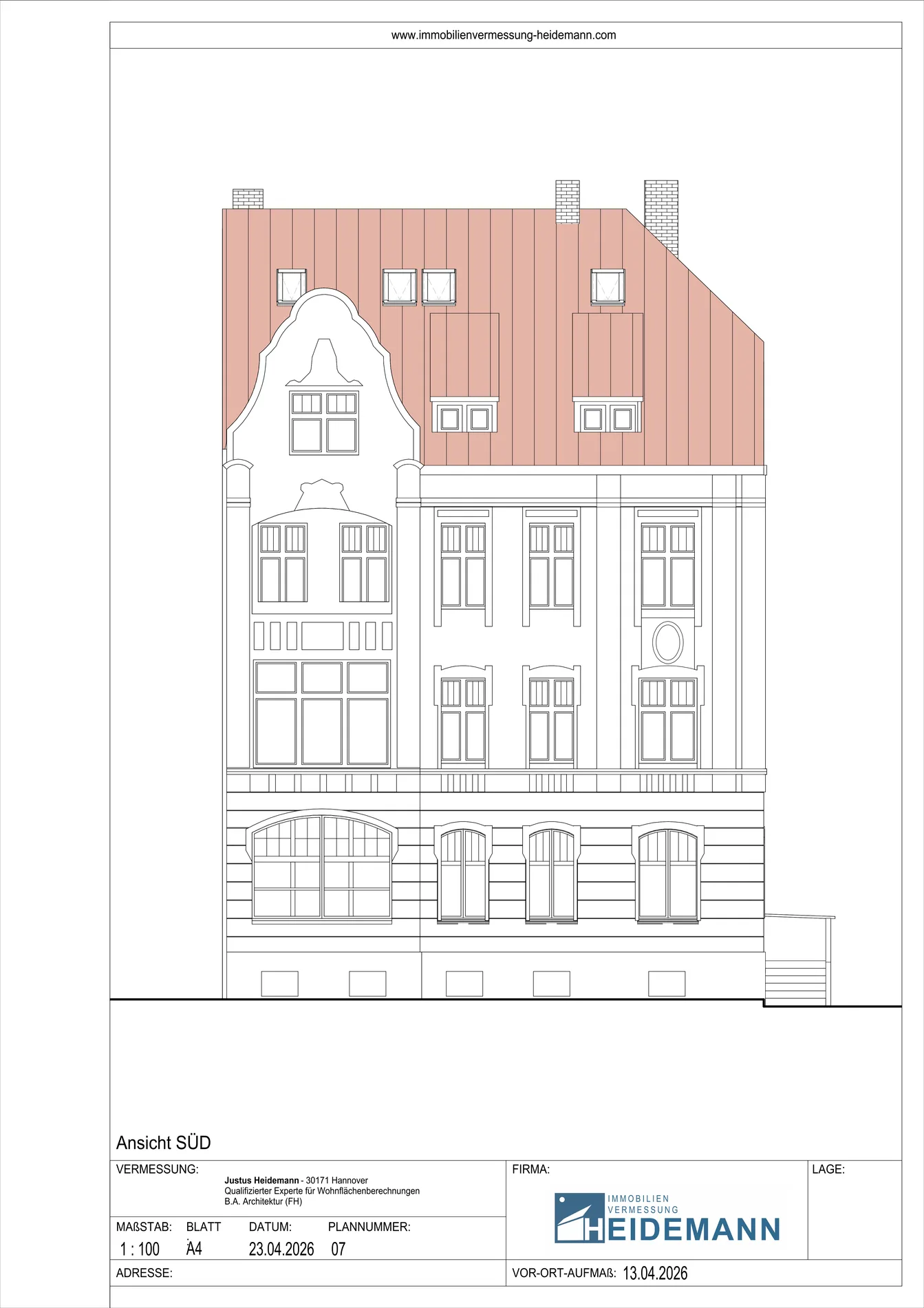 Ansicht SÜD